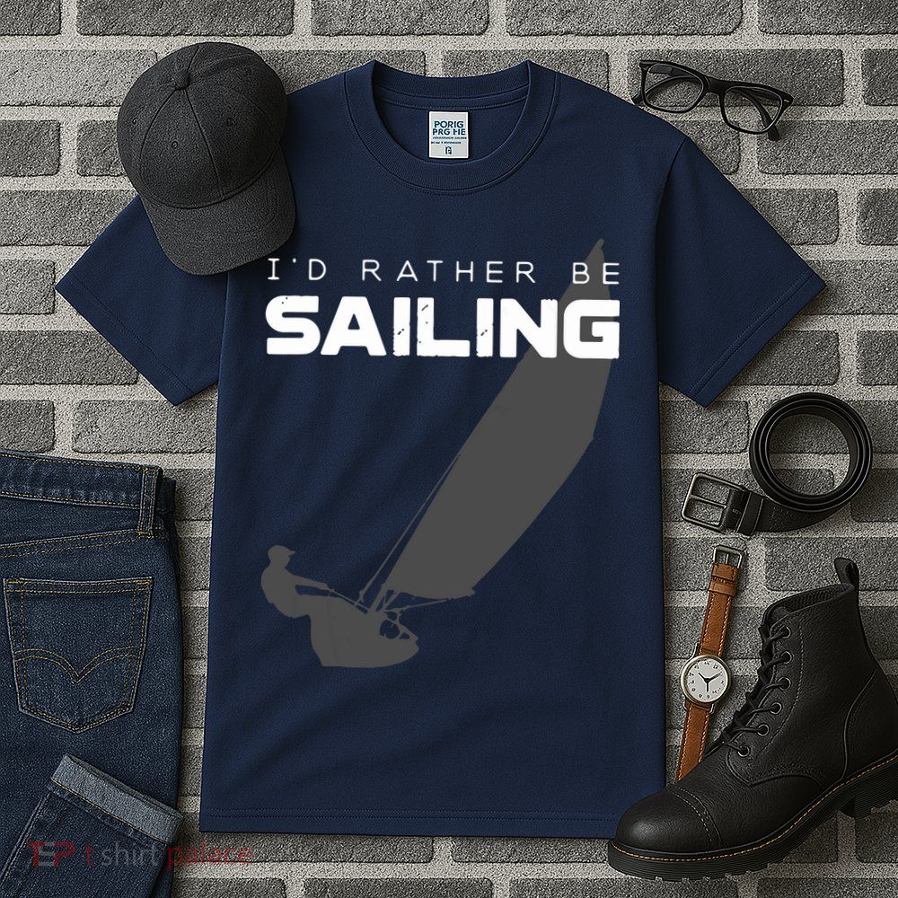 I'd Rather Be Sailing Vintage Sailing Tall T-Shirt