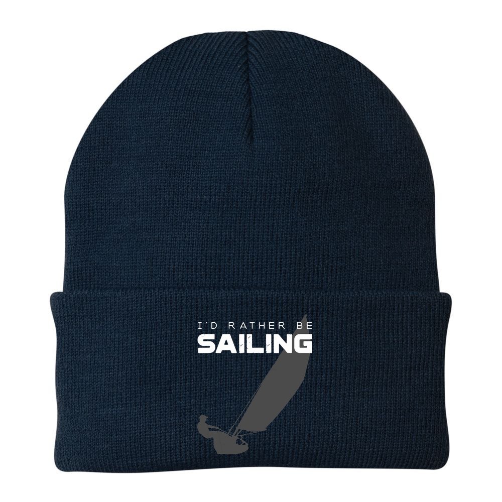 I'd Rather Be Sailing Vintage Sailing Beanie