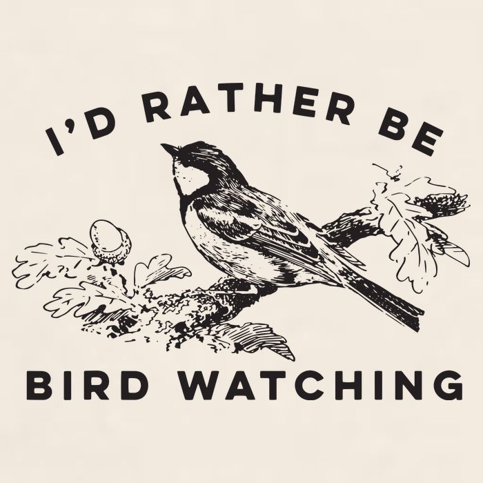 Id Rather Be Bird Watching Birding Nerd Gift Watcher Garment-Dyed Women's Muscle Tee