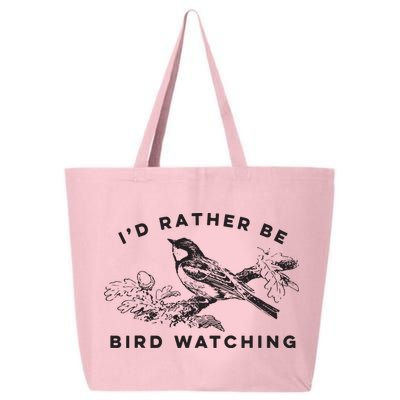 Id Rather Be Bird Watching Birding Nerd Gift Watcher 25L Jumbo Tote