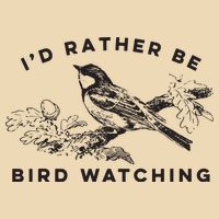 Id Rather Be Bird Watching Birding Nerd Gift Watcher Bag