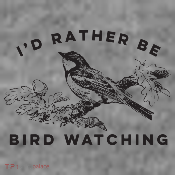 Id Rather Be Bird Watching Birding Nerd Gift Watcher Hooded Wearable Blanket