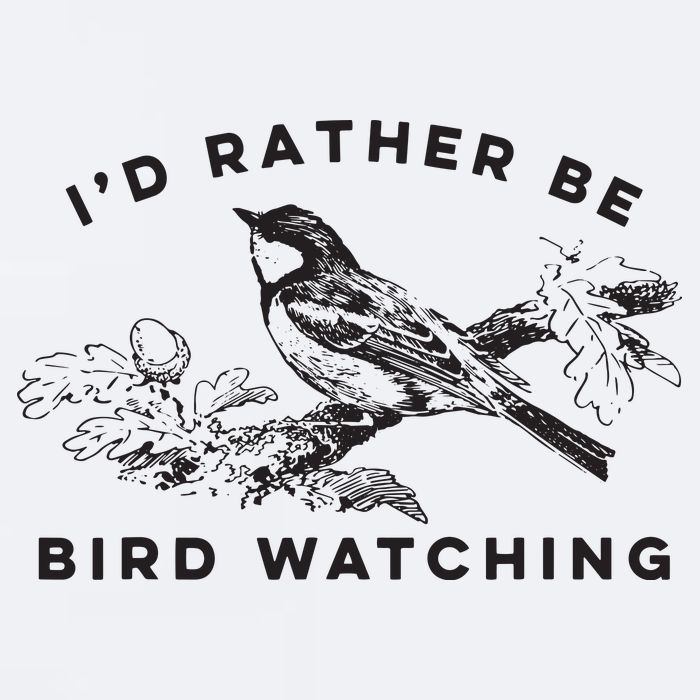 Id Rather Be Bird Watching Birding Nerd Gift Watcher Sueded Cloud Jersey T-Shirt