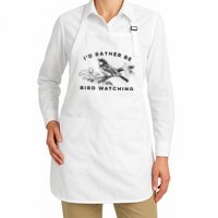 Id Rather Be Bird Watching Birding Nerd Gift Watcher Apron