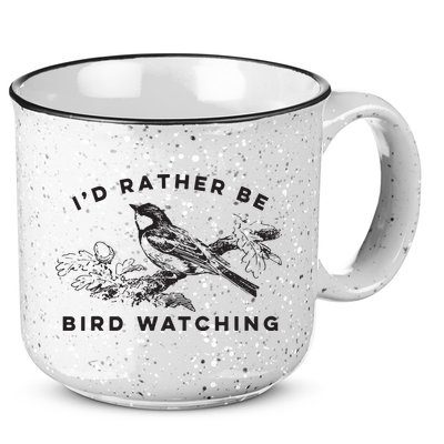 Id Rather Be Bird Watching Birding Nerd Gift Watcher 15oz Campfire Ceramic Mug