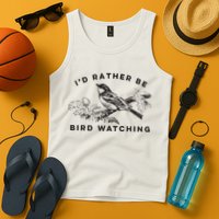 Id Rather Be Bird Watching Birding Nerd Gift Watcher Tank Top