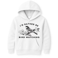 Id Rather Be Bird Watching Birding Nerd Gift Watcher Kids Hoodie