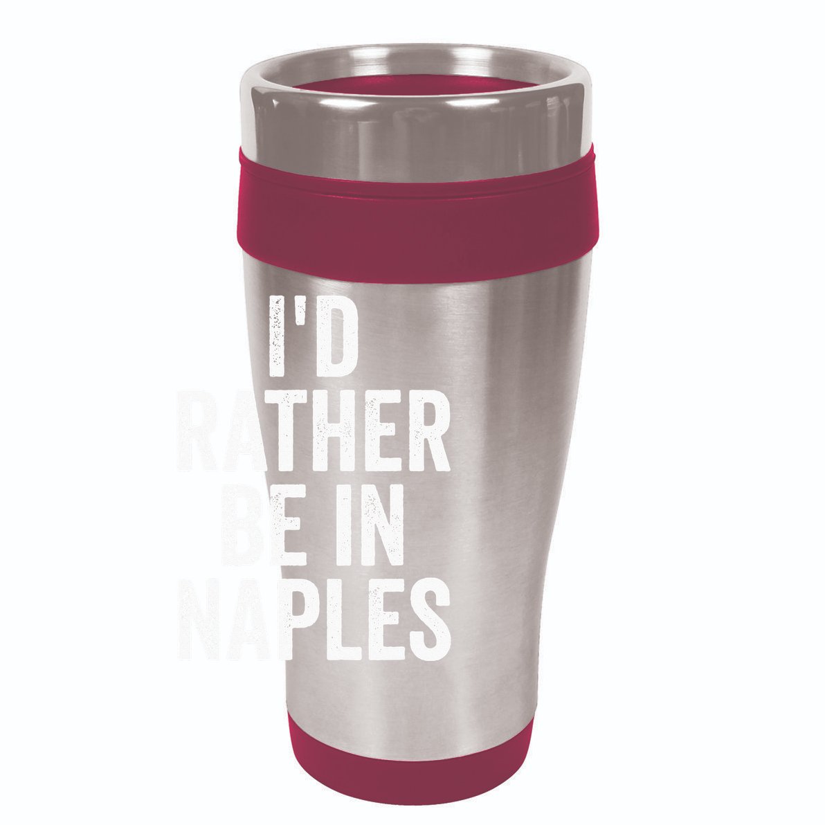 I’d Rather Be In Naples Florida Beach Ocean Vacation 15oz Campfire Ceramic Mug