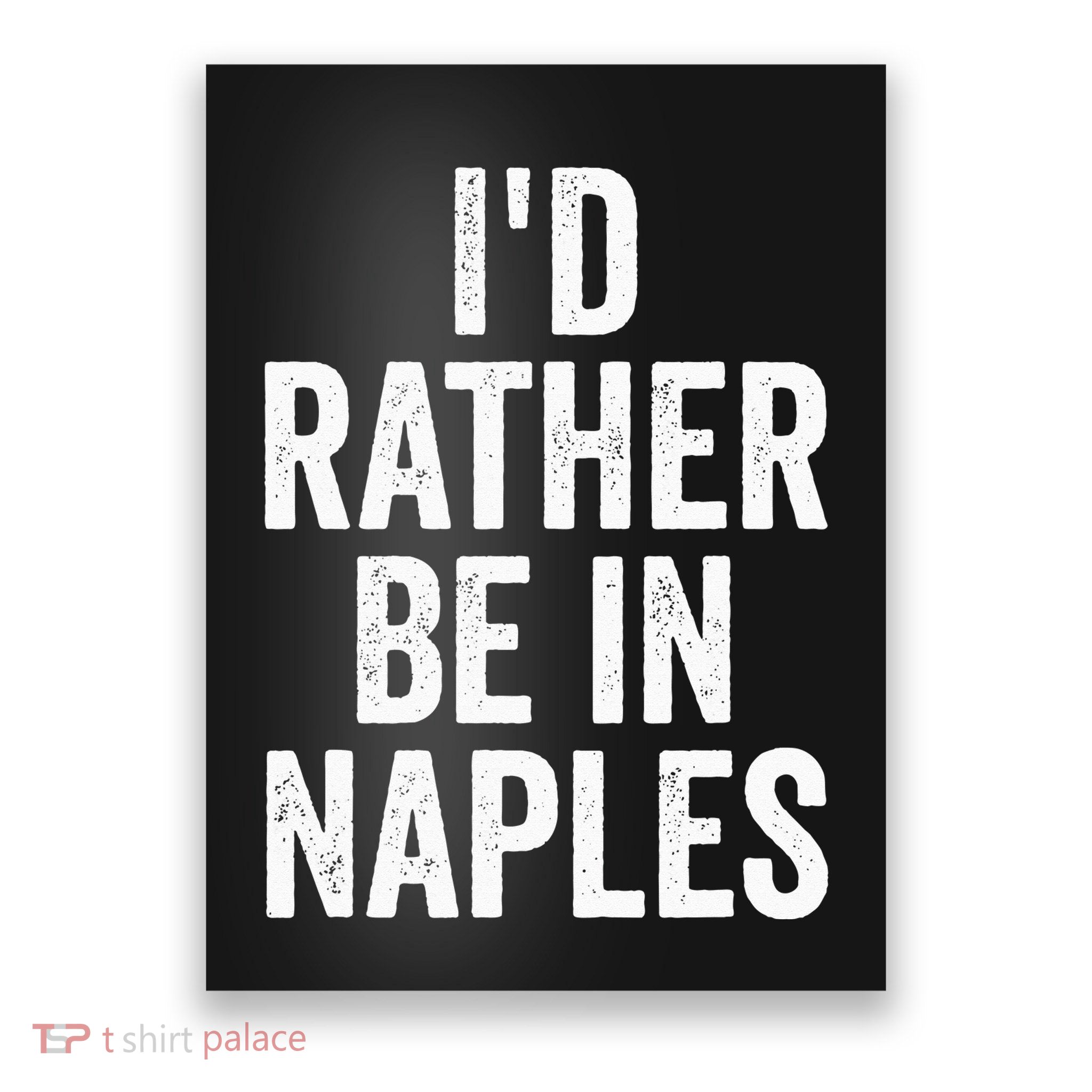 I’d Rather Be In Naples Florida Beach Ocean Vacation Poster