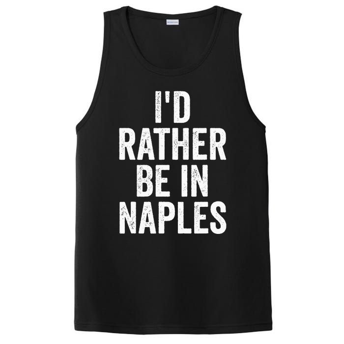 I’d Rather Be In Naples Florida Beach Ocean Vacation PosiCharge Competitor Tank