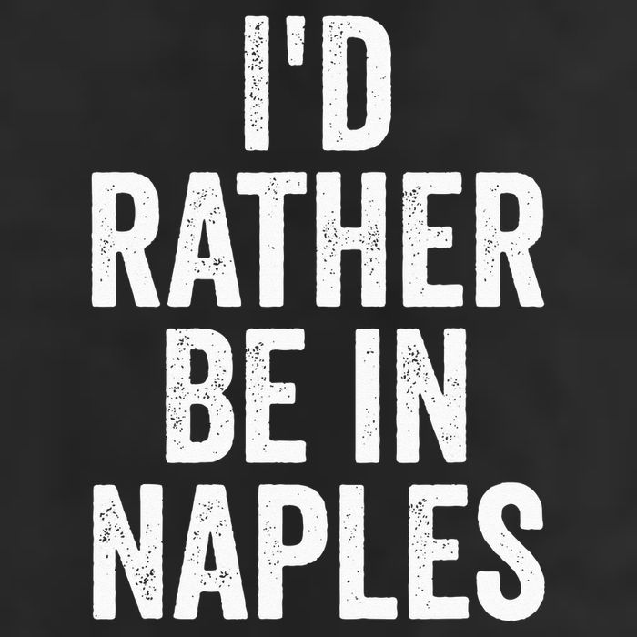 I’d Rather Be In Naples Florida Beach Ocean Vacation Golf Towel