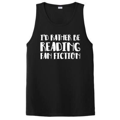 Id Rather Be Reading Fan Fiction Gift PosiCharge Competitor Tank