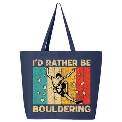 ID Rather Bouldering Funny Rock Climbing Bouldering 25L Jumbo Tote