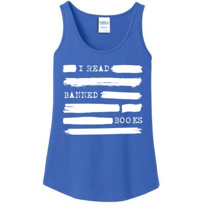 I Read Banned Books Banned Books Week Gift Librarian Teacher Ladies Essential Tank