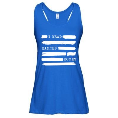 I Read Banned Books Banned Books Week Gift Librarian Teacher Ladies Essential Flowy Tank