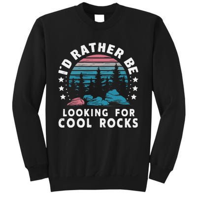 ID Rather Be Looking For Cool Rocks Sweatshirt