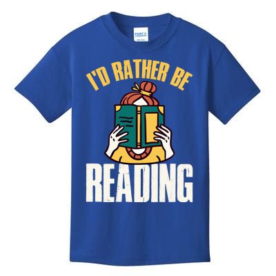 Id Rather Be Reading Gift Kids T-Shirt