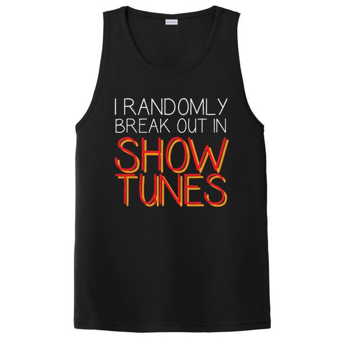 I Randomly Break Out In Show Tunes PosiCharge Competitor Tank