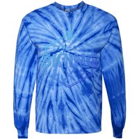 Id Rather Be Skiing Winter Snow Ski Lover Cool Gift Tie-Dye Long Sleeve Shirt