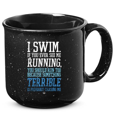 I RUN BETTER THAN THE GOVERNMENT Funny Runner Gift 15oz Campfire Ceramic Mug