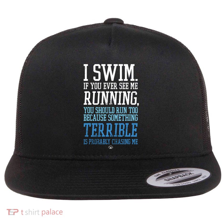 I RUN BETTER THAN THE GOVERNMENT Funny Runner Gift Flatbill Hat