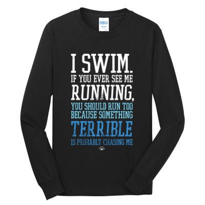 I RUN BETTER THAN THE GOVERNMENT Funny Runner Gift Tall Long Sleeve T-Shirt