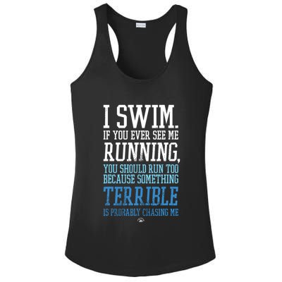 I RUN BETTER THAN THE GOVERNMENT Funny Runner Gift Ladies PosiCharge Competitor Racerback Tank