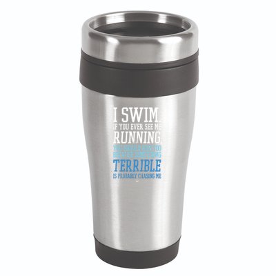 I RUN BETTER THAN THE GOVERNMENT Funny Runner Gift 16oz Travel Tumbler