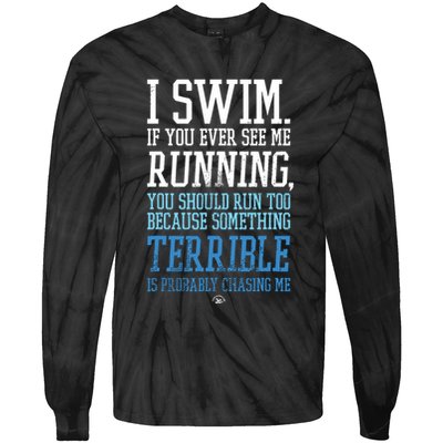 I RUN BETTER THAN THE GOVERNMENT Funny Runner Gift Tie-Dye Long Sleeve Shirt