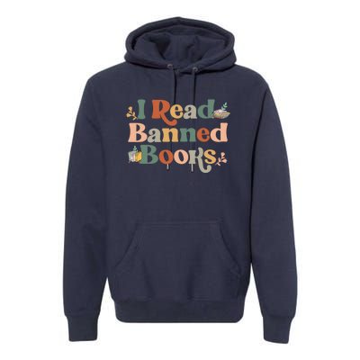 I Read Banned Books Week Librarian Freadom Reader Nerd Premium Hoodie