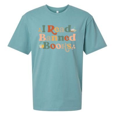 I Read Banned Books Week Librarian Freadom Reader Nerd Sueded Cloud Jersey T-Shirt