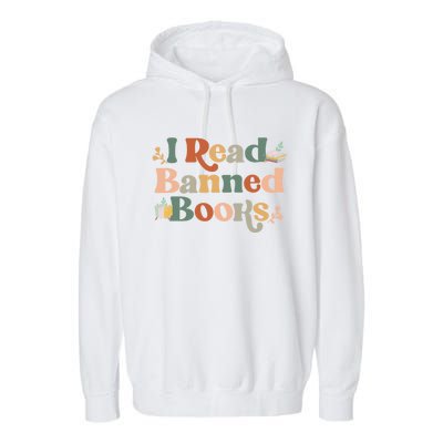 I Read Banned Books Week Librarian Freadom Reader Nerd Garment-Dyed Fleece Hoodie