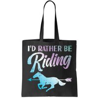 Id Rather Be Riding Horse Rider Equestrian Bag