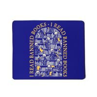 I Read Banned Books Librarian Halloween Skeleton Reader Tee Mousepad