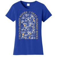 I Read Banned Books Librarian Halloween Skeleton Reader Tee Women's T-Shirt