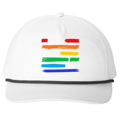 I Read Banned Books Colorful National Librarian Snapback Five-Panel Rope Hat