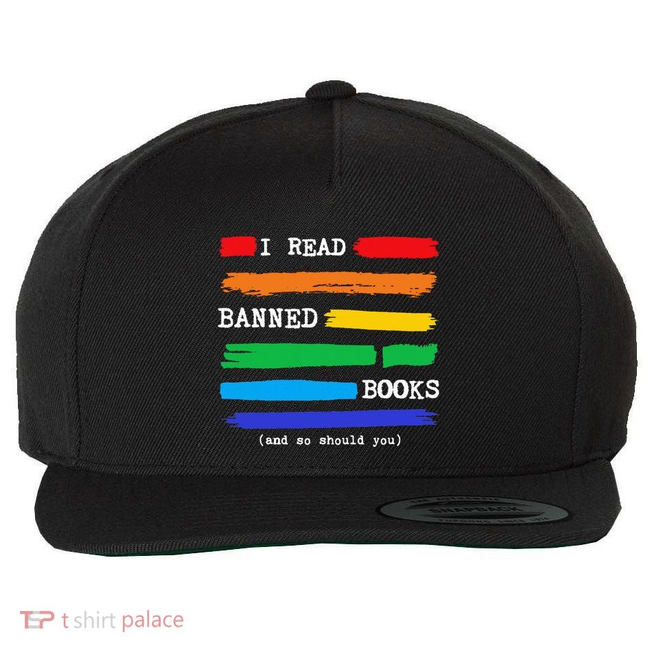 I Read Banned Books Colorful National Librarian Wool Snapback Cap