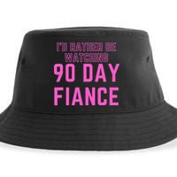 ID Rather Be Watching 90 Day Fiance Sustainable Bucket Hat