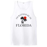 Id Rather Be In Florida Vacation Souvenir Beach Sun Seaside PosiCharge Competitor Tank