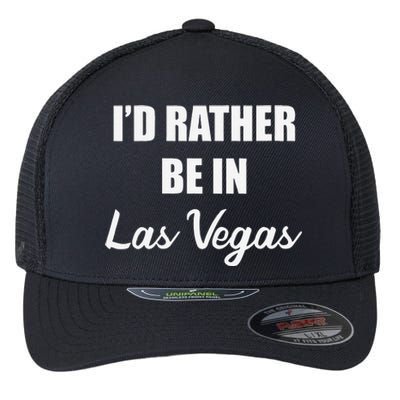 ID Rather Be In Las Vegas Flexfit Unipanel Trucker Cap