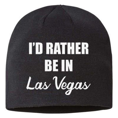 ID Rather Be In Las Vegas Sustainable Beanie