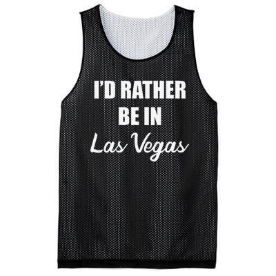 ID Rather Be In Las Vegas Mesh Reversible Basketball Jersey Tank