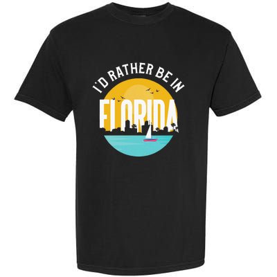 ID Rather Be In Florida Garment-Dyed Heavyweight T-Shirt