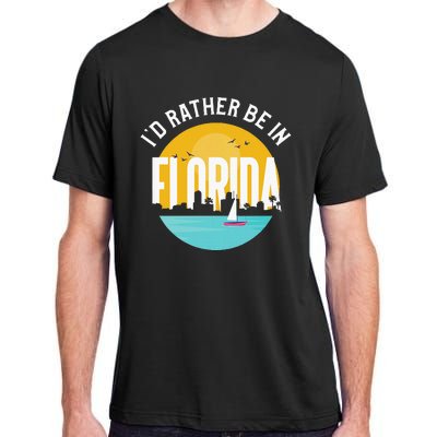 ID Rather Be In Florida Adult ChromaSoft Performance T-Shirt