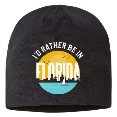 ID Rather Be In Florida Sustainable Beanie