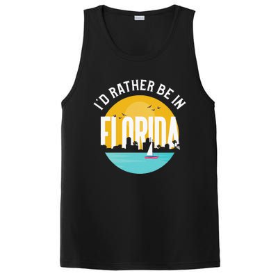 ID Rather Be In Florida PosiCharge Competitor Tank