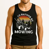 Id Rather Be Mowing Lawn Mowing Gardener Tank Top