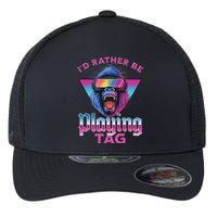 ID Rather Be Playing Tag Gorilla Vr Monke Gamer Flexfit Unipanel Trucker Cap