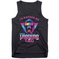 ID Rather Be Playing Tag Gorilla Vr Monke Gamer Tank Top