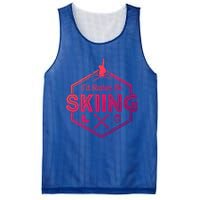 Id Rather Be Skiing Winter Snow Ski Lover Cool Gift Mesh Reversible Basketball Jersey Tank